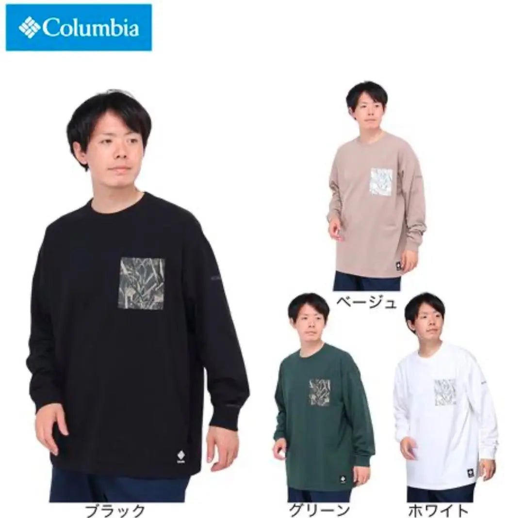 Colombia Columbia Ron T Ron T de manga larga para hombre con bolsillo | コロンビア Columbia メンズ ロンT ポケット付き 長袖 ロンt