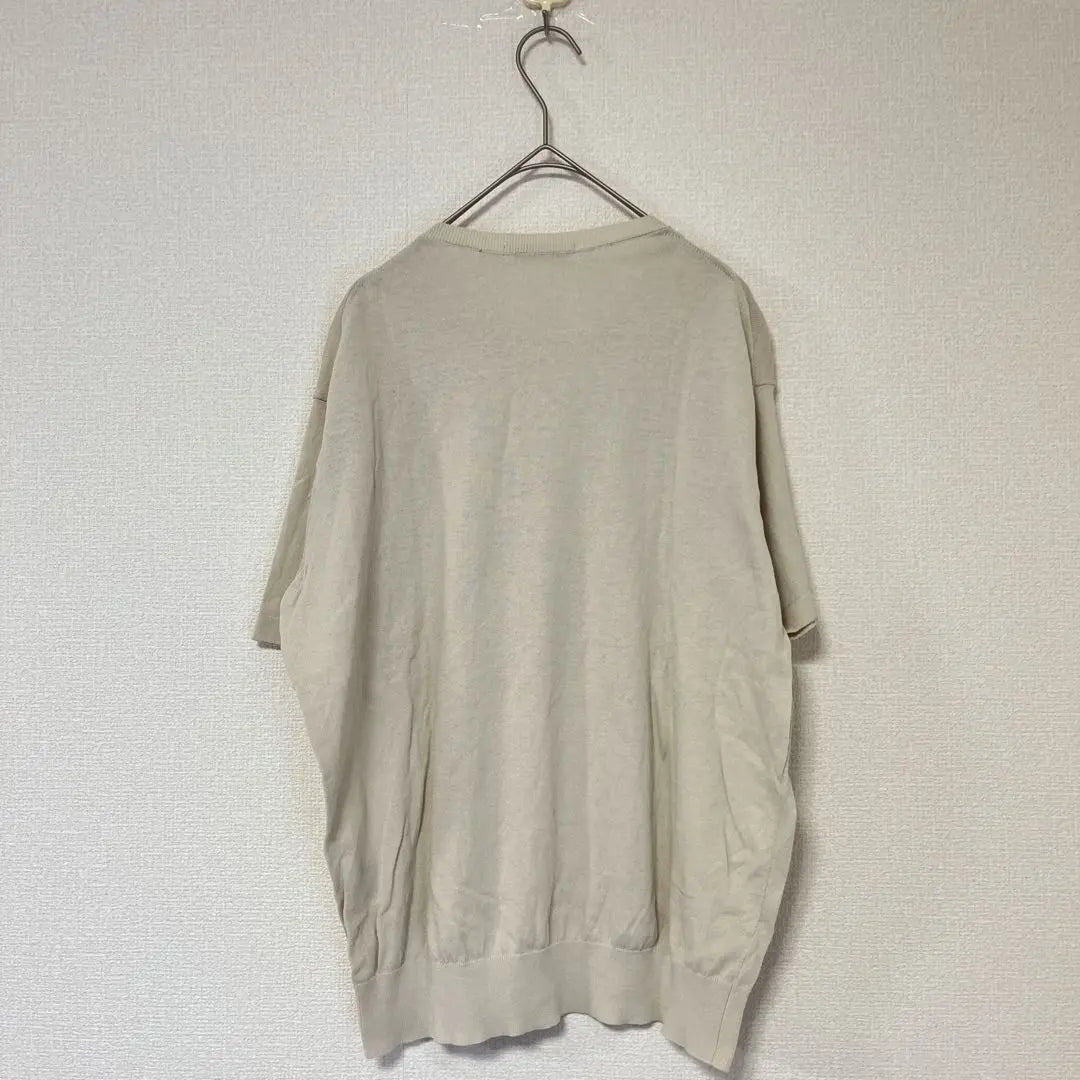 AMERICAN HOLIC Short-sleeved summer knit beige