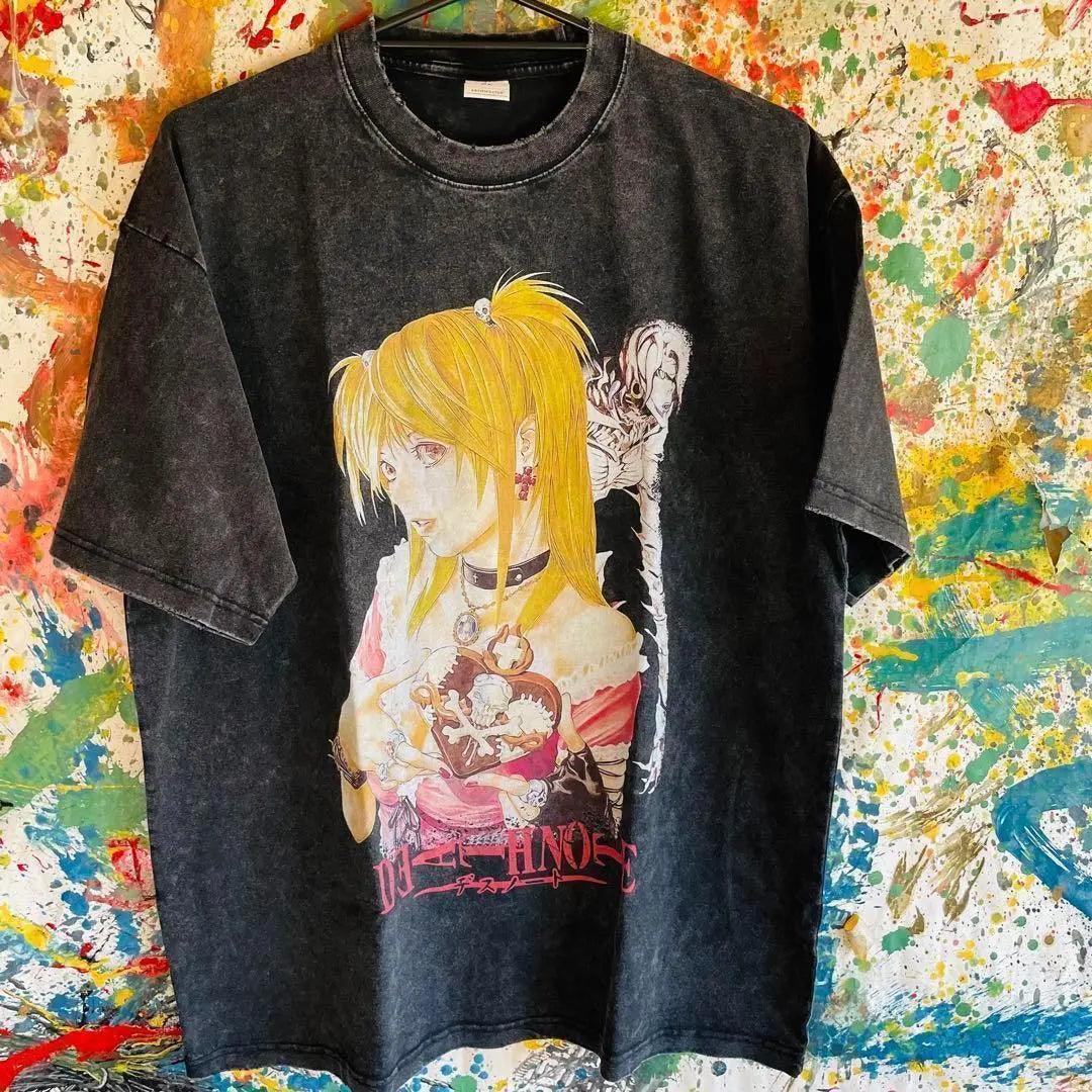 Camiseta de manga corta Misa Misa Death Note Avant Garde para hombre Anime