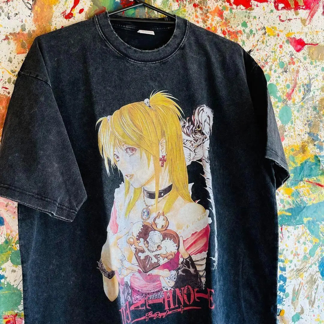 Camiseta de manga corta Misa Misa Death Note Avant Garde para hombre Anime