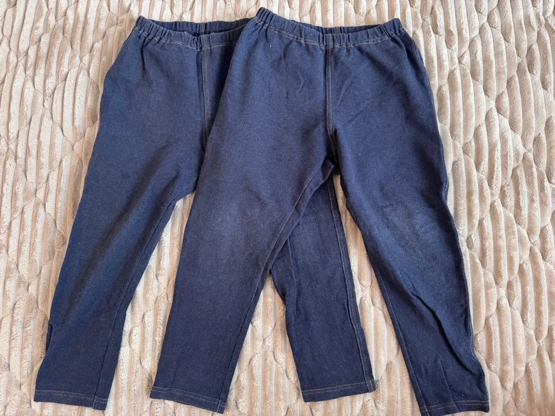 Set of 2 Uniqlo Relaxed Fit Leggings 110cm