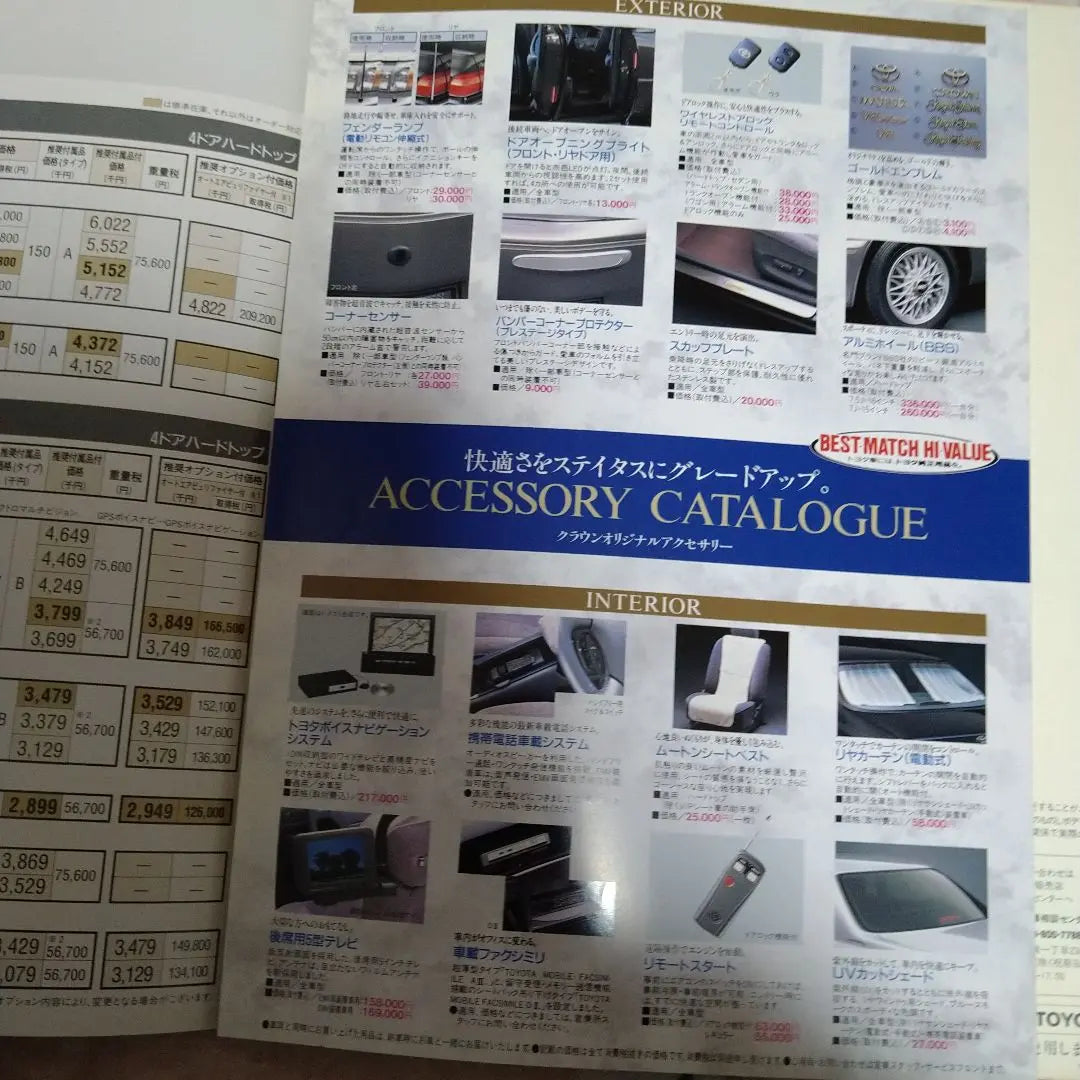 Toyota Crown Royal Series Catalog February 97th Price List included