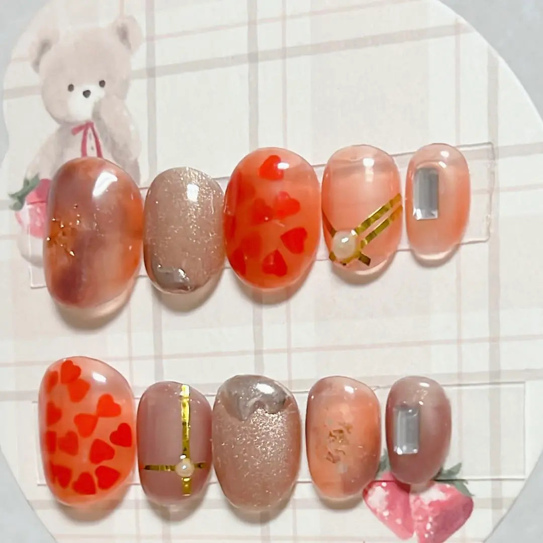 valentine nail tip