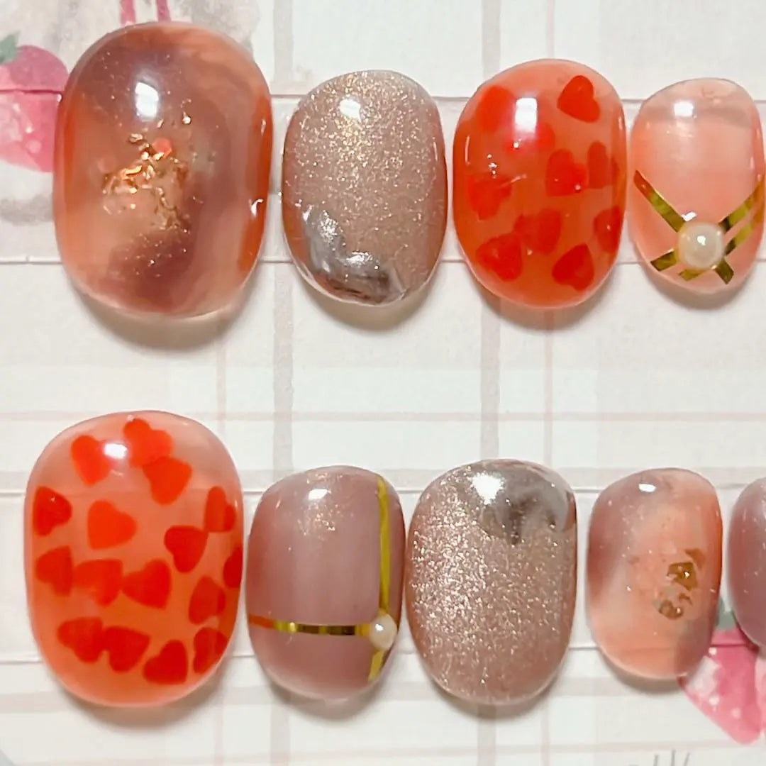 valentine nail tip