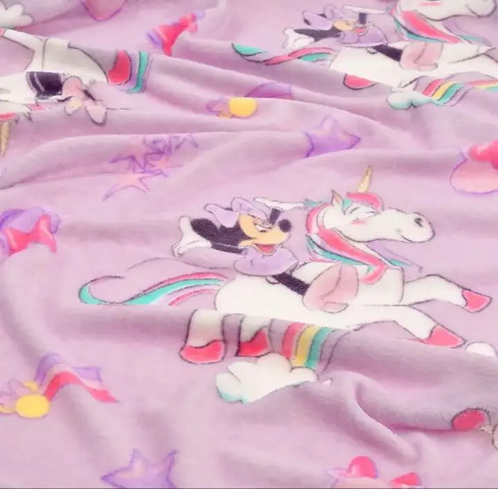 New Disney Minnie Mouse Blanket Unicorn Blanket