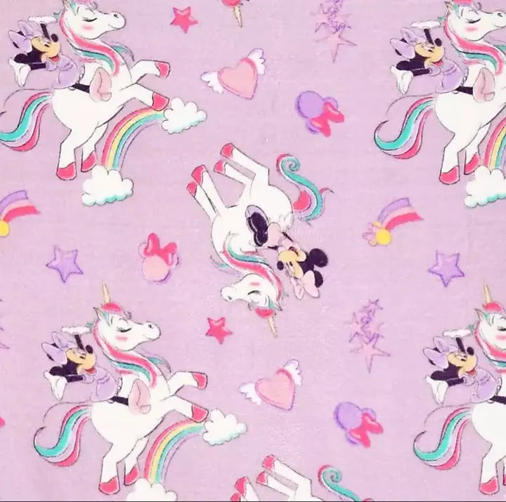 New Disney Minnie Mouse Blanket Unicorn Blanket