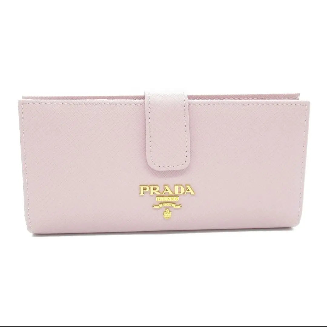 Cartera plegable Prada ZIP Wallet rosa