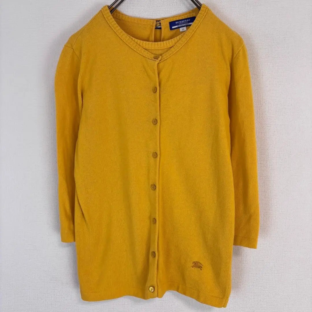 ◇Burberry London [M] Ensemble Cardigan 100% Cotton Beautiful