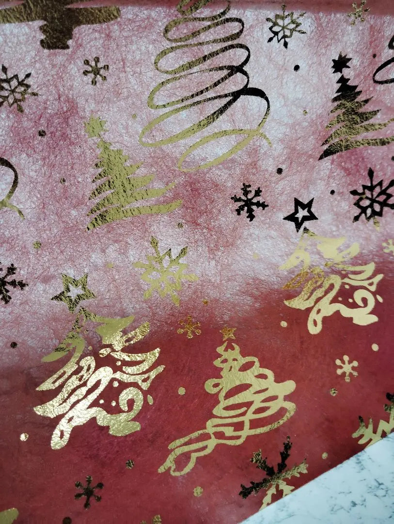 ♥ Brand new and unused♥ Wrapping paper, Christmas pattern, present