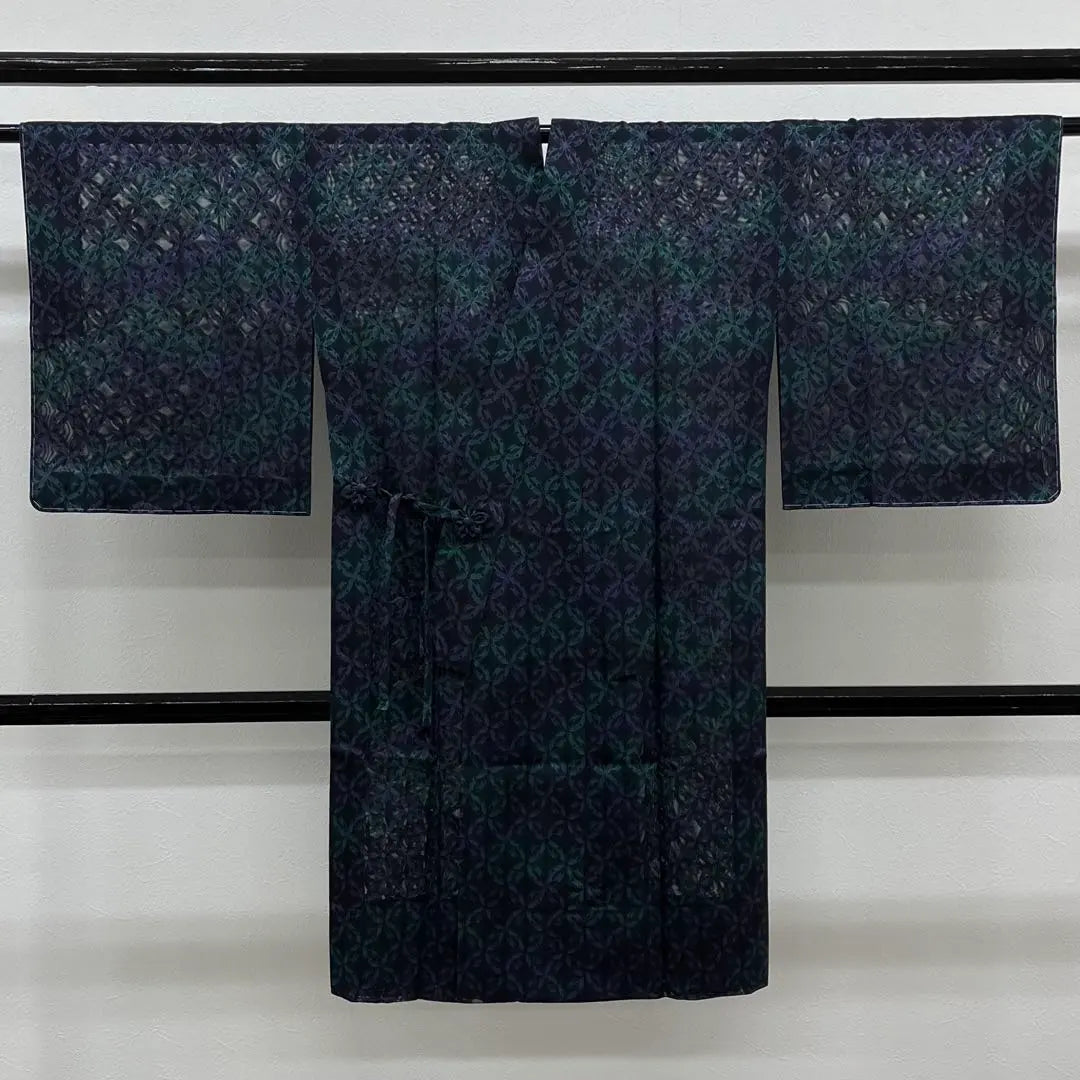 Monsa, Proof of the Oshoki, Nishijin, Shippo-connected kimono collar coat, Transparent design, Pure silk, with discipline thread