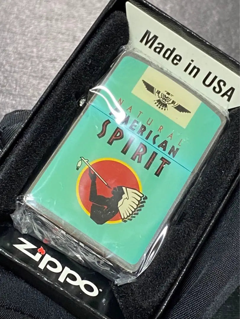 Zippo American Spirit Edición limitada Procesamiento especial Fabricado en 2010 ②