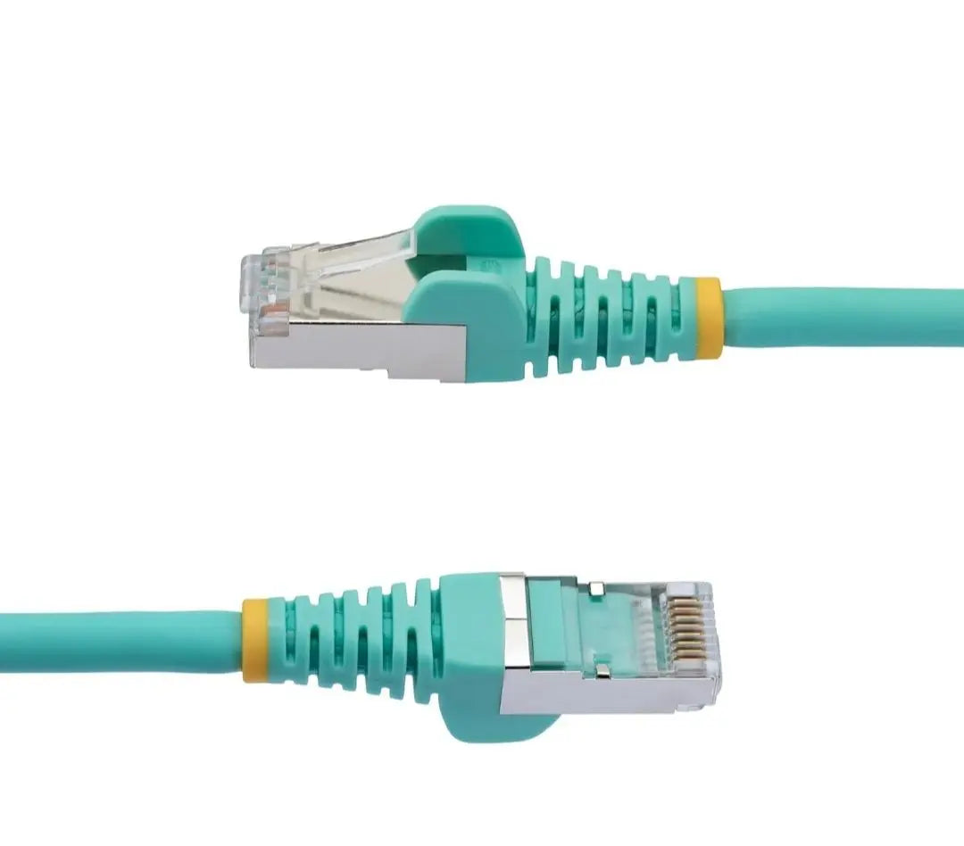 Cable LAN StarTech.com Categoría 6A 5m Aqua LSZH