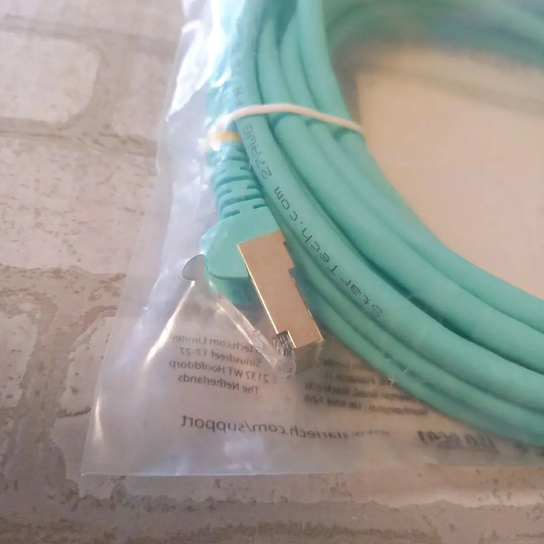 StarTech.com Category 6A LAN Cable 5m Aqua LSZH