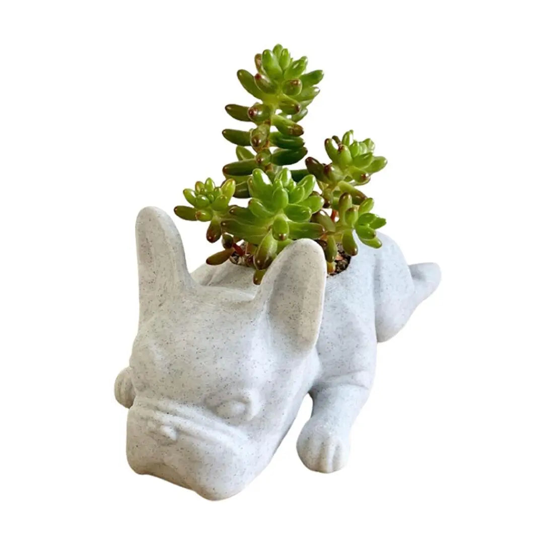 ❣️Free Shipping❣️Creative Mini Resin Dog Succulent Planter Cute