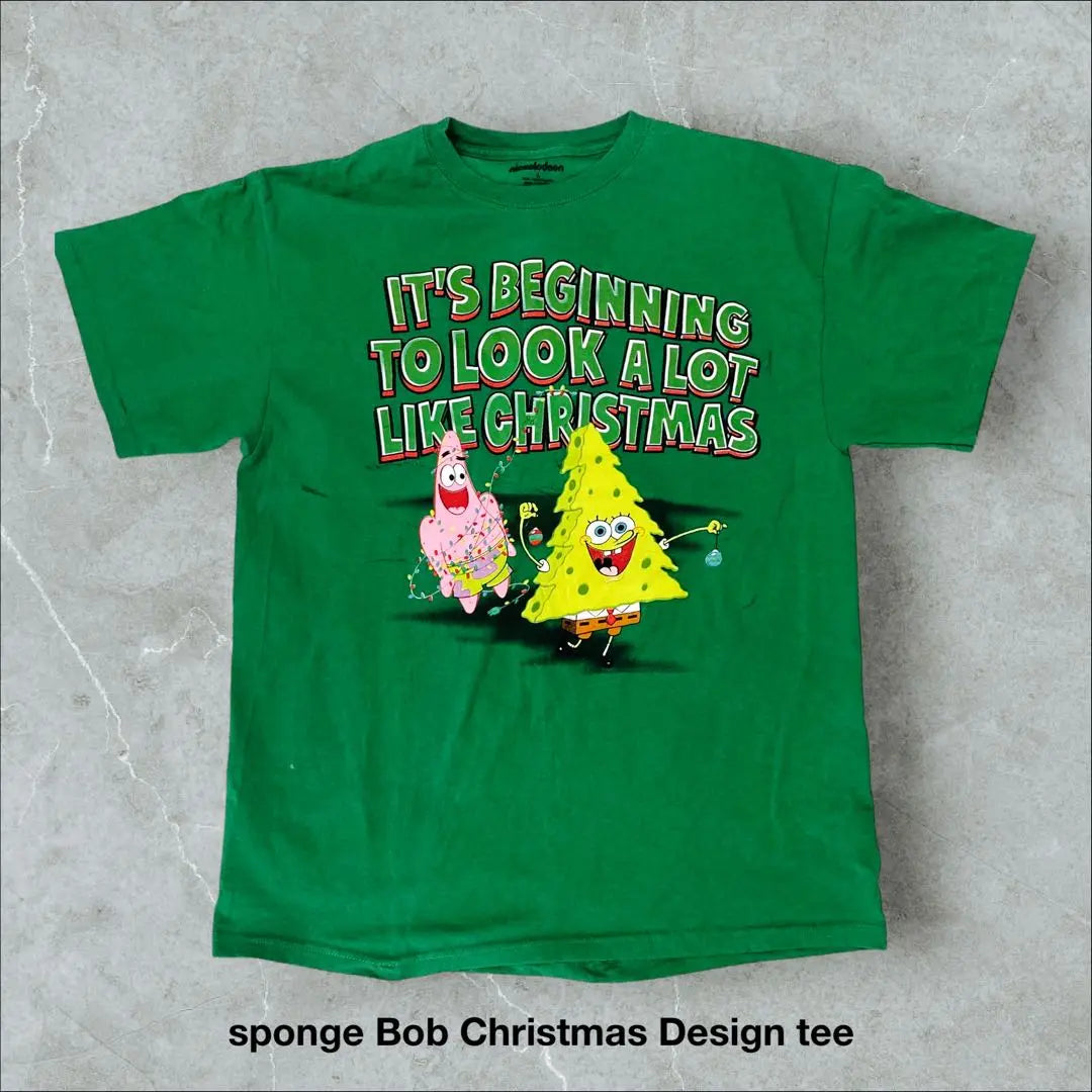 sponsore Bob Christmas Design T-shirt Nickelodeon