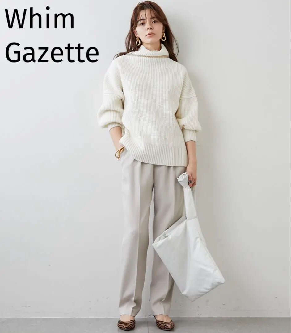 Whim Gazette High-neck knit Off-white Recent years