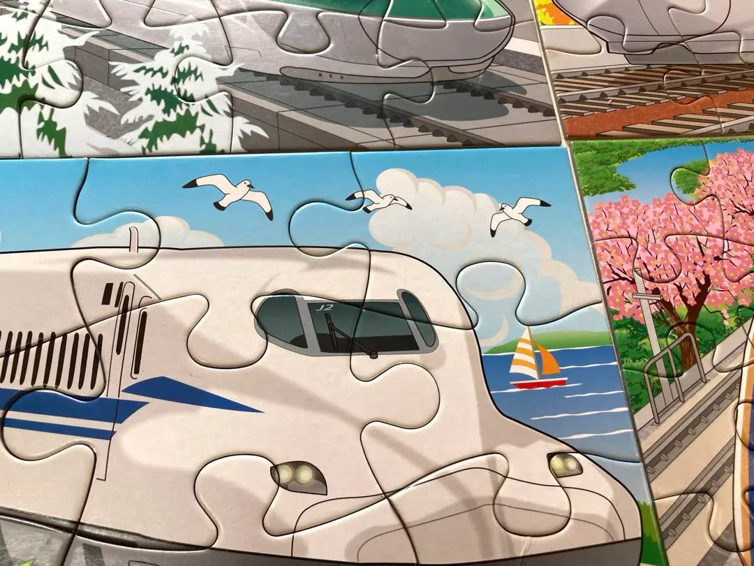 Kumon Puzzle Step 1 Shinkansen Train Vehicles