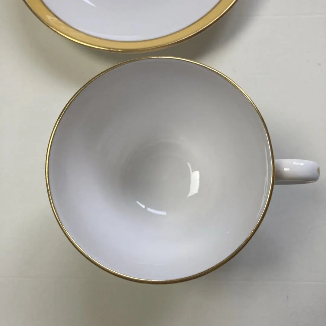 SPODE cup & saucer 6 customers consul yellow