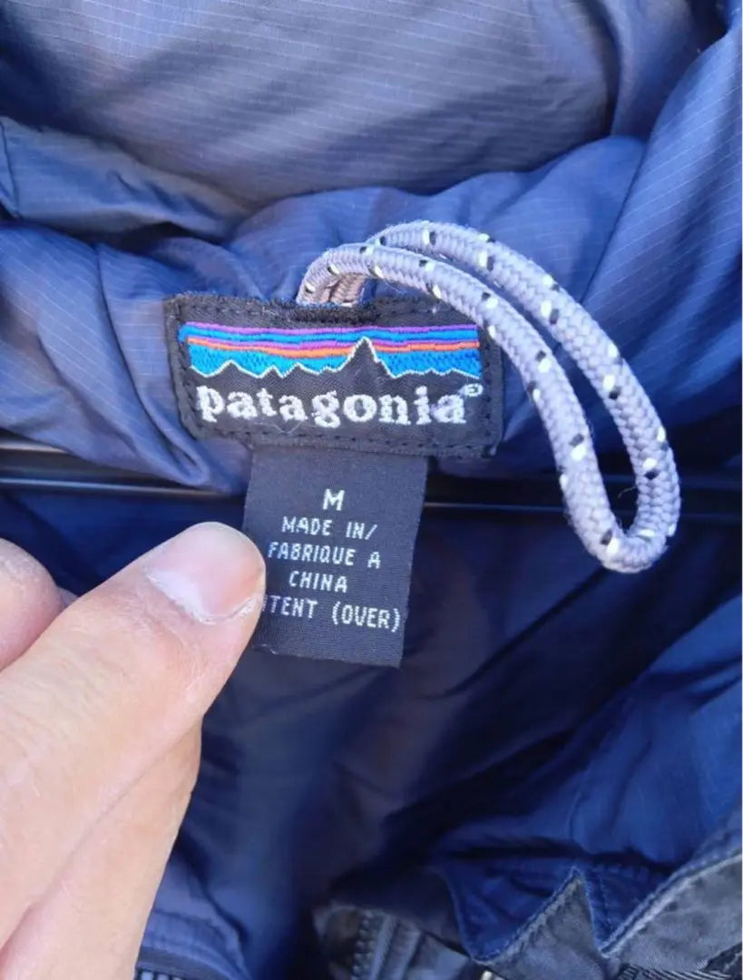 Patagonia Das Parker 2001M Negro x Azul marino | patagonia ダスパーカー 2001M ブラック×ネイビー