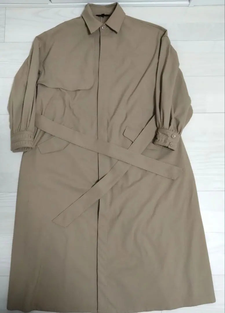 QUEENS COURT Long Trench Coat Size S