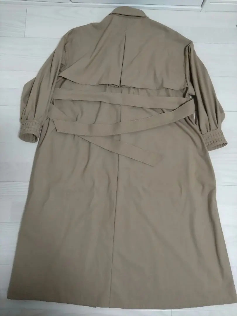 QUEENS COURT Long Trench Coat Size S