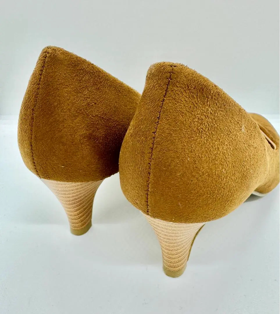 ★Same day shipping★a•v•v Low heel pumps brown suede