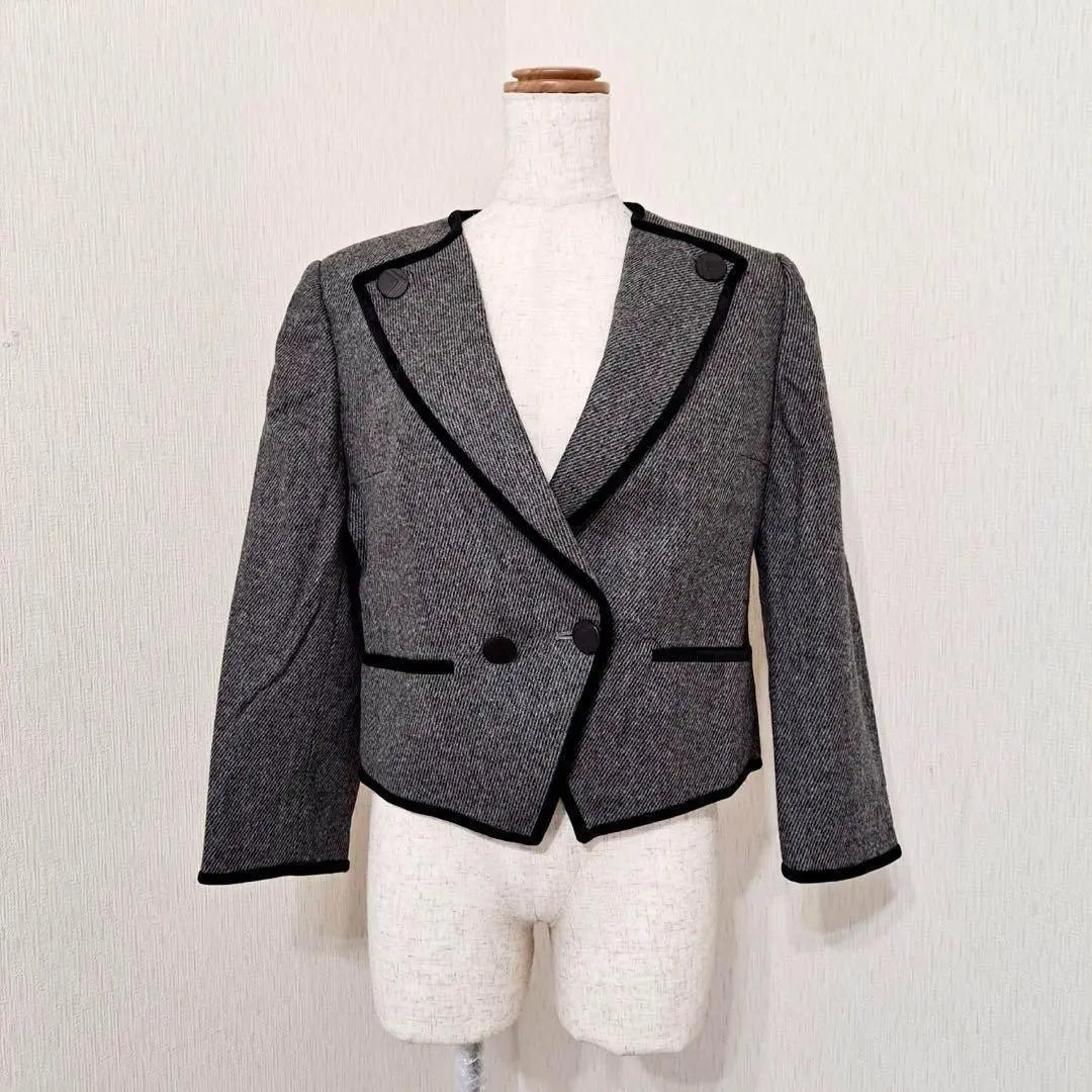 Besail [11] Wool Cashmere Formal Jacket Double Ceremony Gray