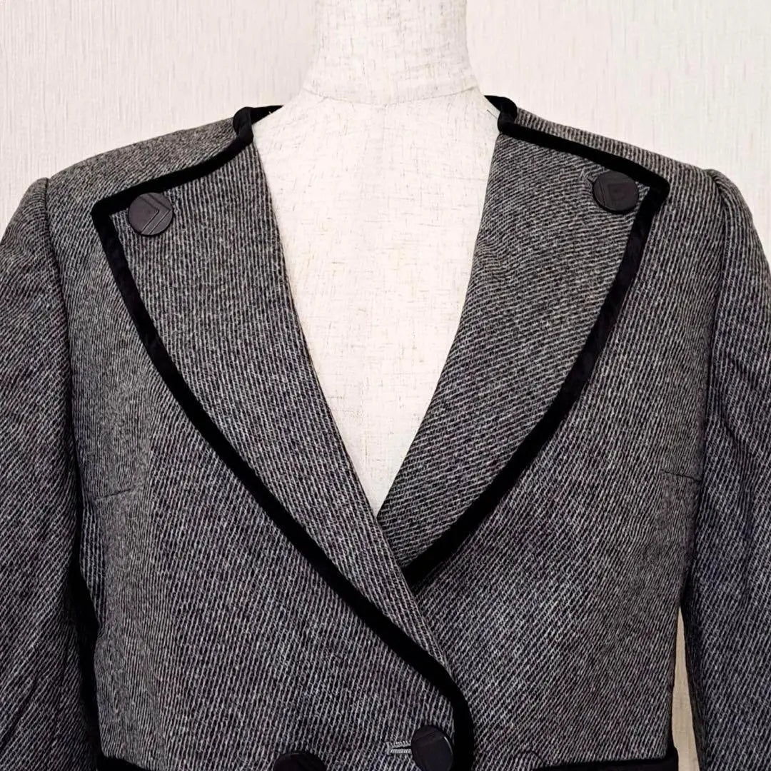 Besail [11] Wool Cashmere Formal Jacket Double Ceremony Gray