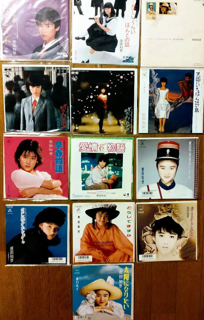 Conjunto de 13 discos individuales de Tomoyo Harada