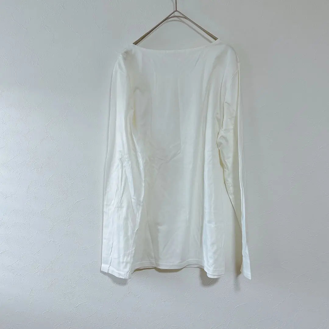 [Good condition] StyleNote Bell Maison [L] Long sleeve cut and sew white