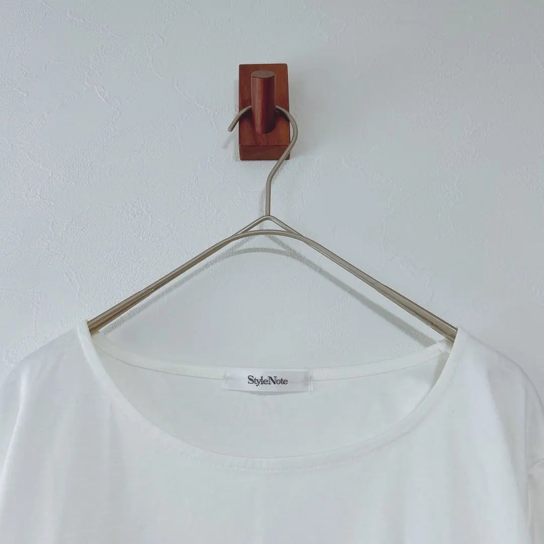 [Good condition] StyleNote Bell Maison [L] Long sleeve cut and sew white