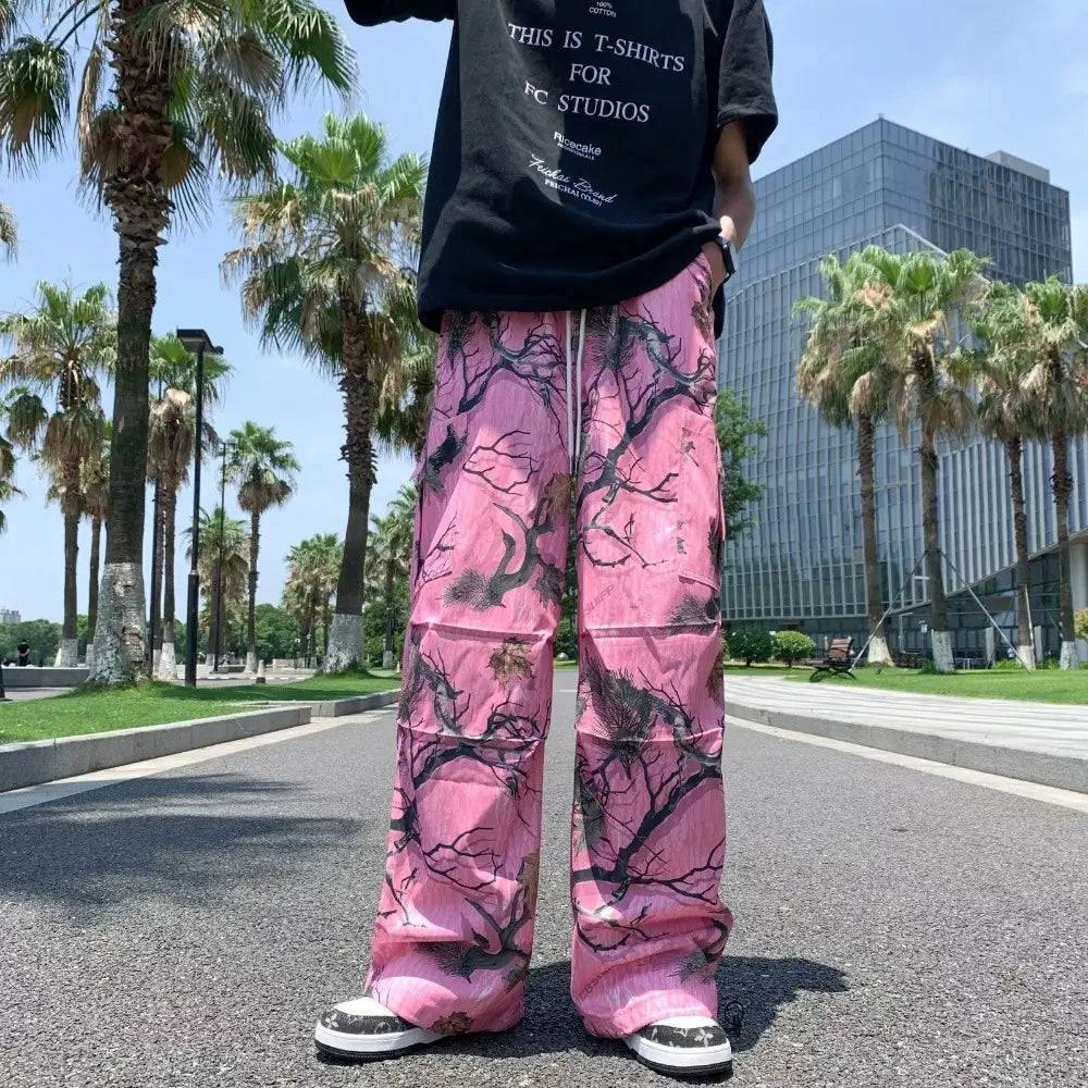 Women's Wide Pants M Dance Dancer Bottoms Lesson Pink | レディース　ワイドパンツ　M　ダンス　ダンサー　ボトムス　レッスン着　ピンク