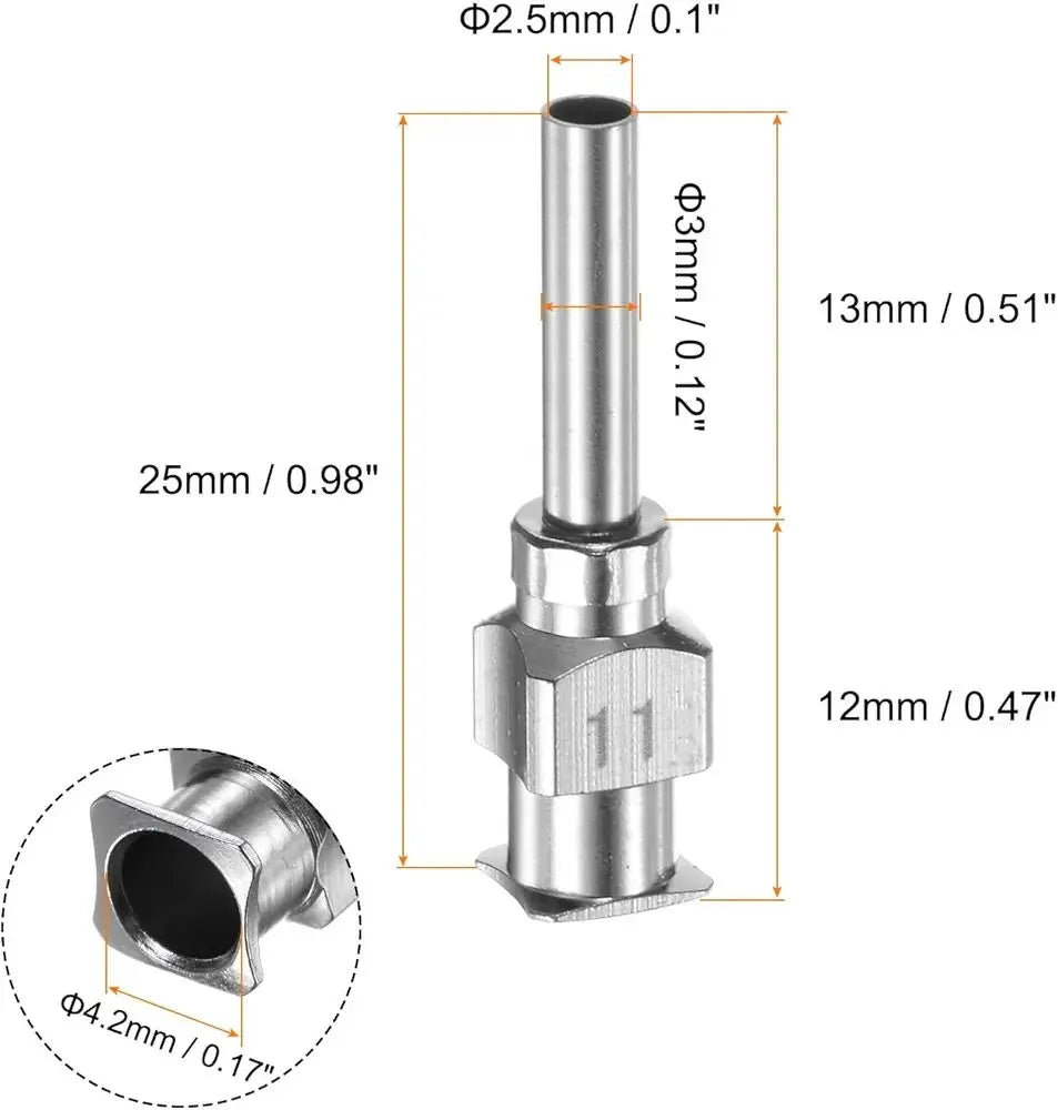 ⭐️ Nuevo ⭐️ Dispensador tipo aguja aguja duplicada 13g 13 mm 10 botellas