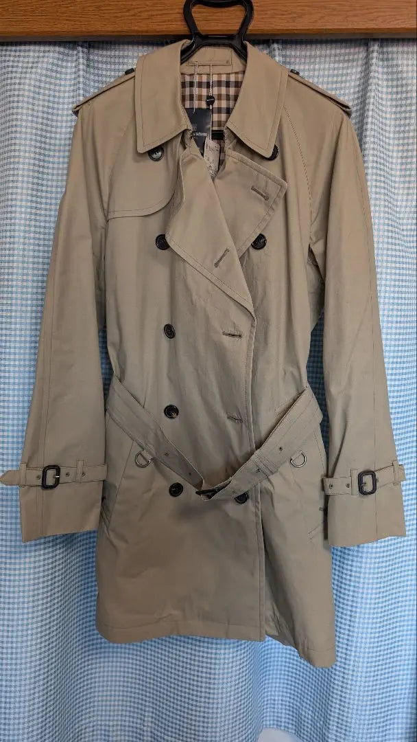 Aquascutum Trench Coat Beige Size L