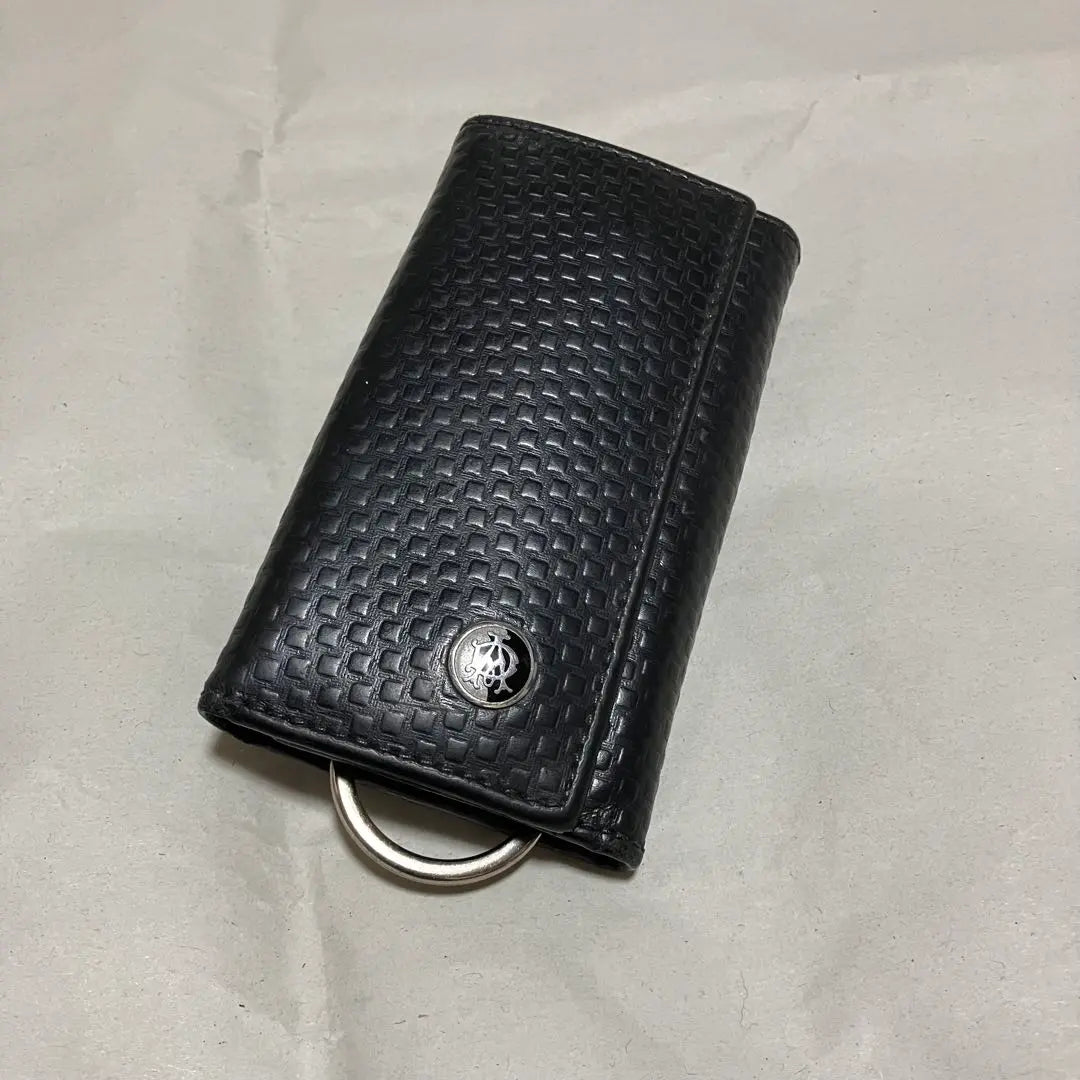 18 [dunhill] Estuche de cuero para llaves