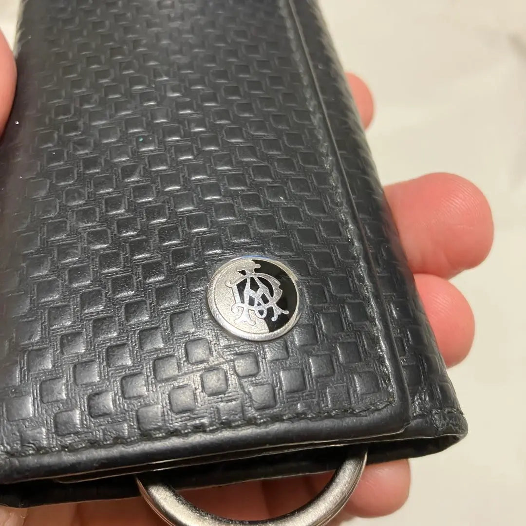 18 [dunhill] Estuche de cuero para llaves