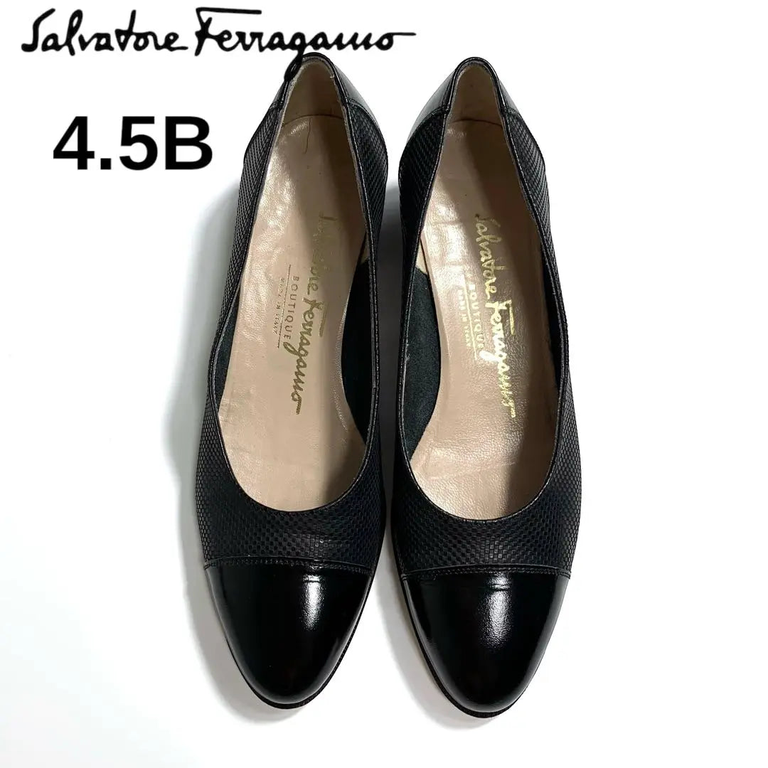 [Buen estado] Bombas Ferragamo 4.5B 21 21.5 22 | 【美品】フェラガモ Ferragamo パンプス 4.5B 21 21.5 22