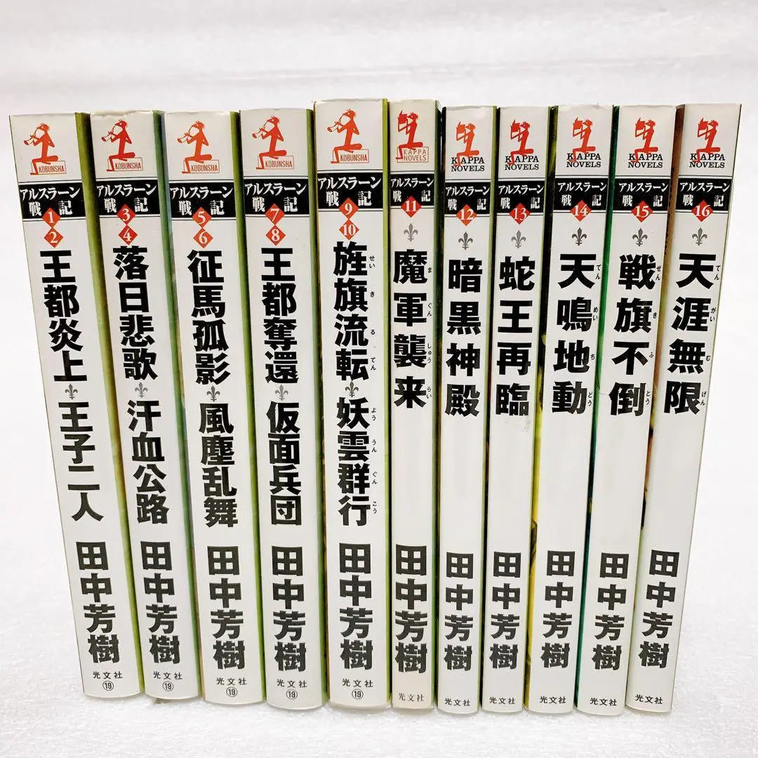 The Heroic Legend of Arslan Novel 1-16 All 11 volumes set Yoshiki Tanaka