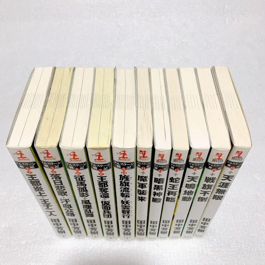 The Heroic Legend of Arslan Novel 1-16 All 11 volumes set Yoshiki Tanaka