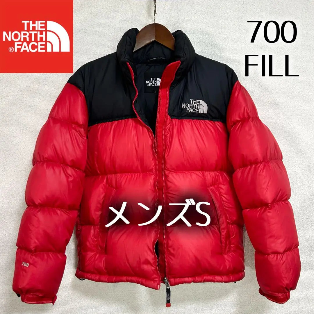 Popular in beautiful condition North Face Nuptsy Down Jacket 700FP Men's S Logo Embroidery