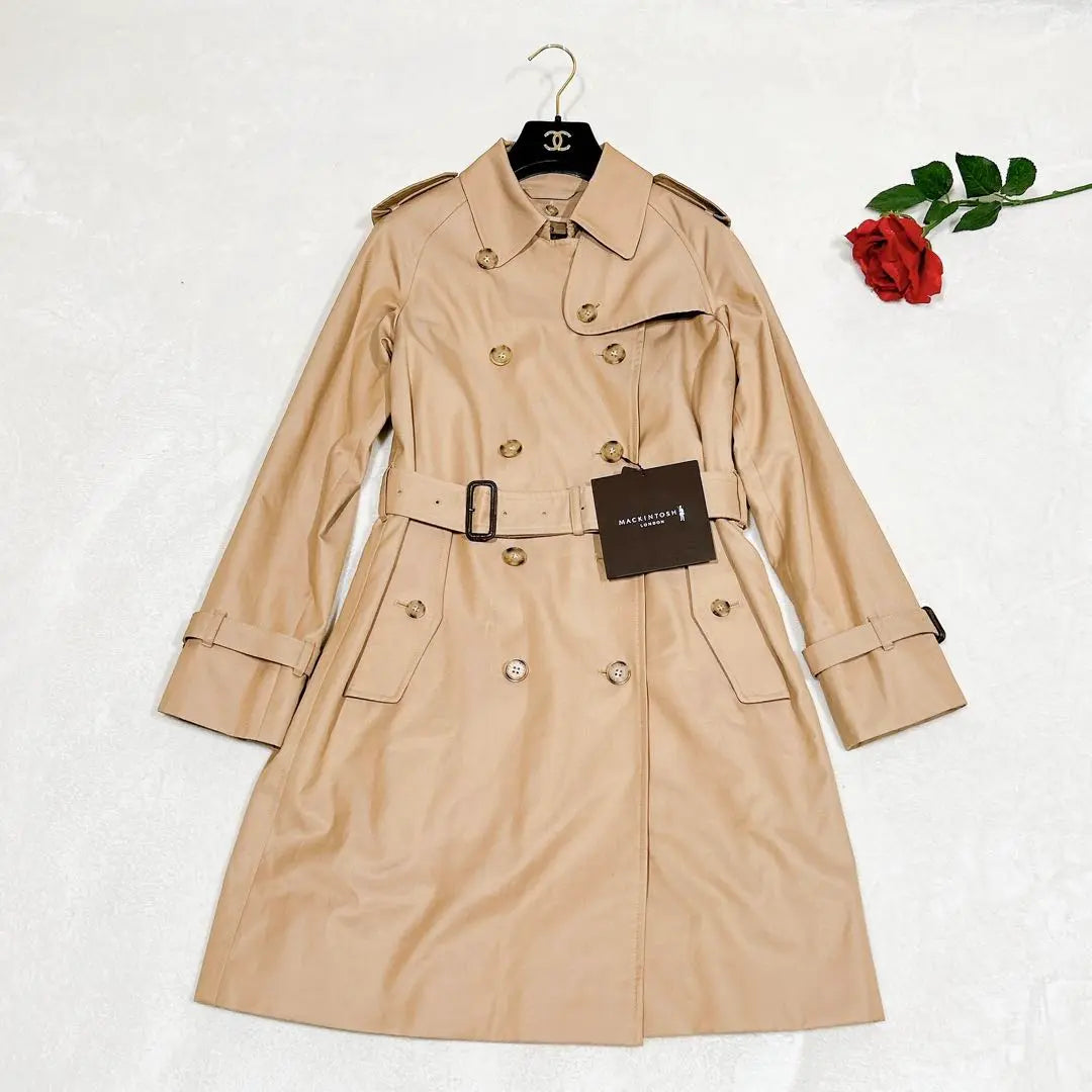 Nueva etiqueta incluida ✨ Macintosh London Trench Coat Beige 38 | マッキントッシュ ロンドン トレンチコート ベージュ 38