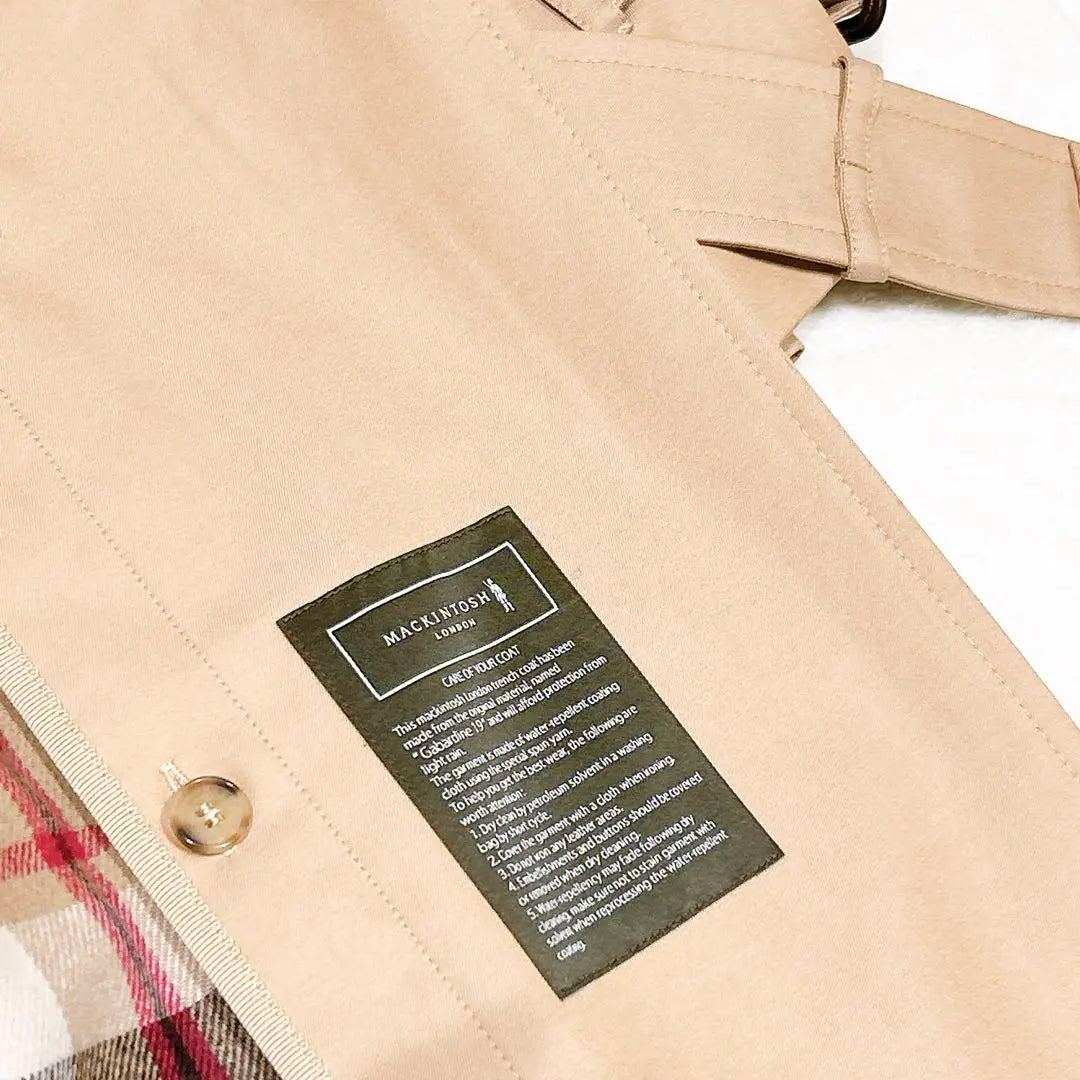 New tag included ✨ Macintosh London Trench Coat Beige 38 | 新品タグ付き✨　マッキントッシュ　ロンドン　トレンチコート　ベージュ　38