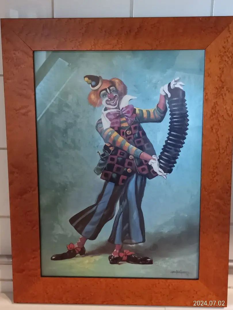 Clown oil painting | ピエロの油絵