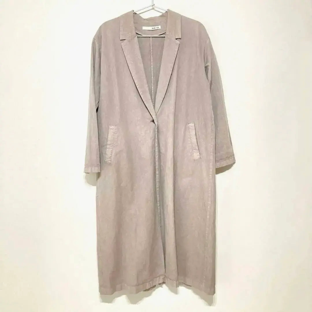 Regular price: 39,600 yen evam eva's cotton paper long jacket size 2