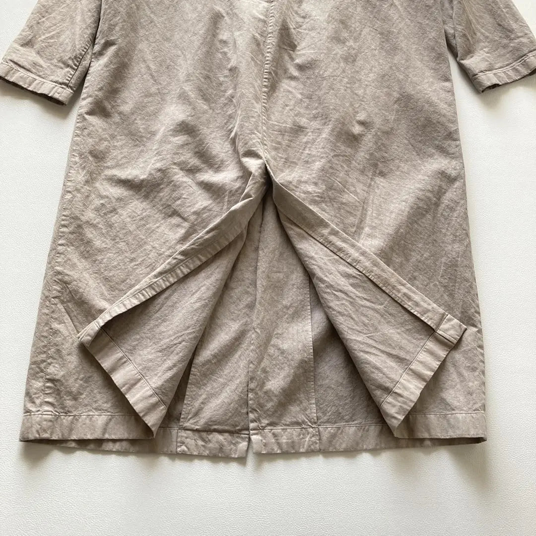 Regular price: 39,600 yen evam eva's cotton paper long jacket size 2