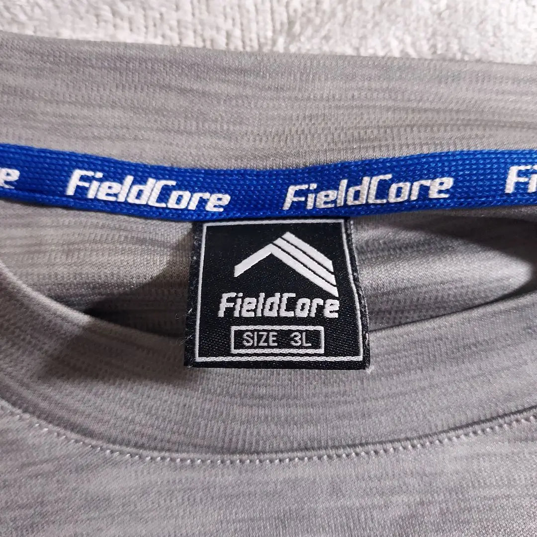 [Field Core] Camiseta de trabajo para hombre, gris, talla 3L