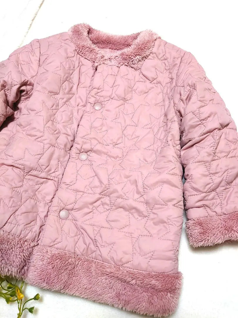 UNIQLOBABY2WAY Reversible Boa Outer Jacket Blouson 90 Pink