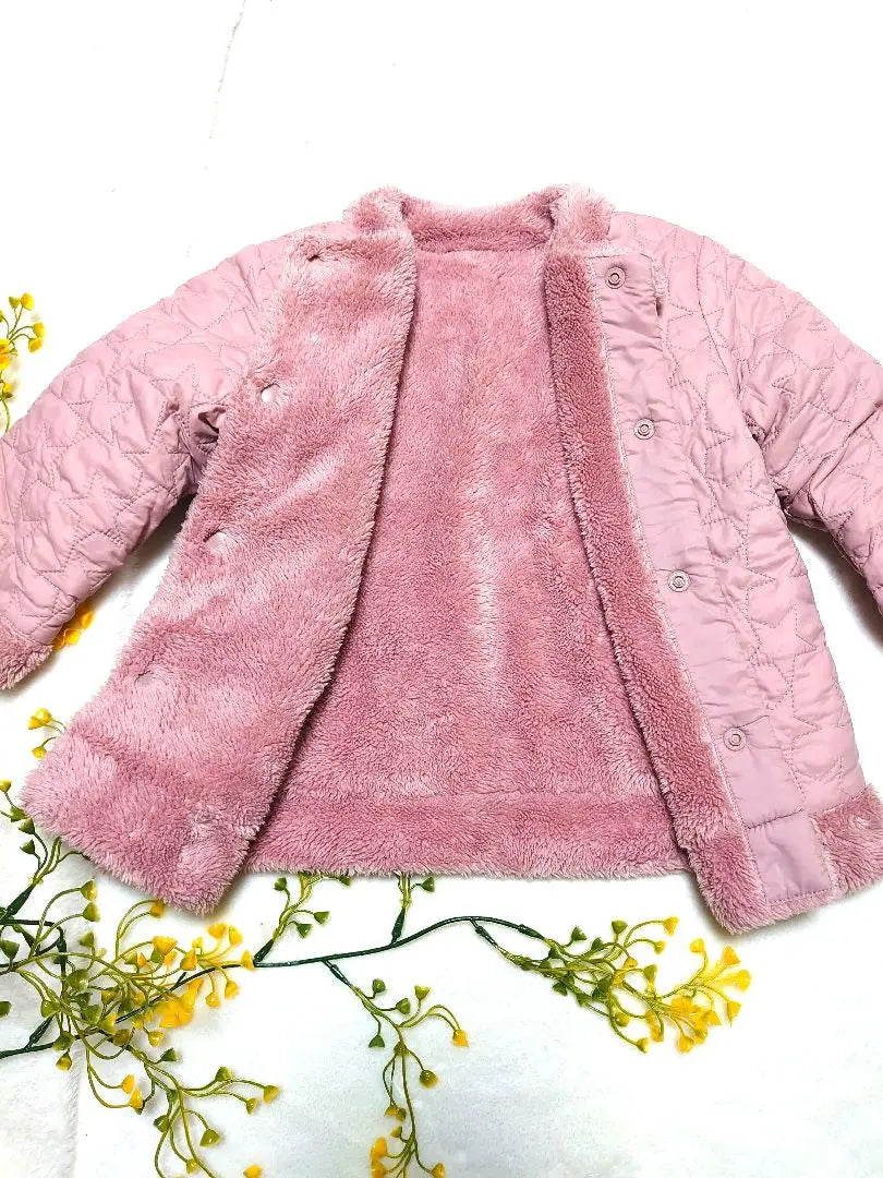 UNIQLOBABY2WAY Chaqueta exterior boa reversible Cazadora 90 Rosa