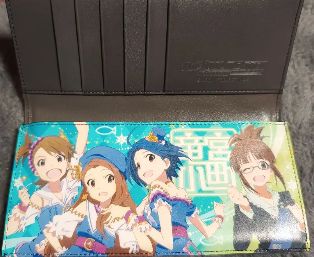 [TBS Limited] THE IDOLM@STER/Genuine leather long wallet/Ritsuko Akizuki & Komachi Ryugu Ver.