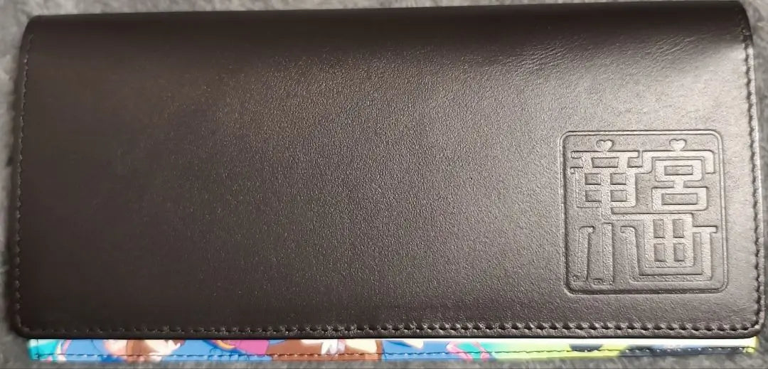 [TBS Limited] THE IDOLM@STER/Genuine leather long wallet/Ritsuko Akizuki & Komachi Ryugu Ver.